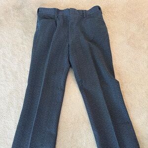 Blue navy vintage 70s 80s 90s style pants. See all pics for approx sizing